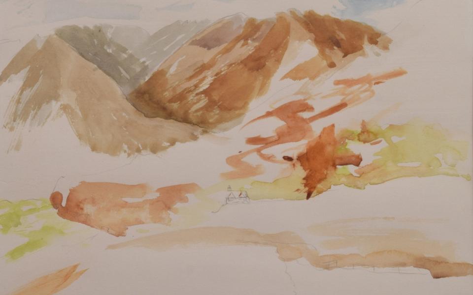 The original watercolour will be auctioned later this month