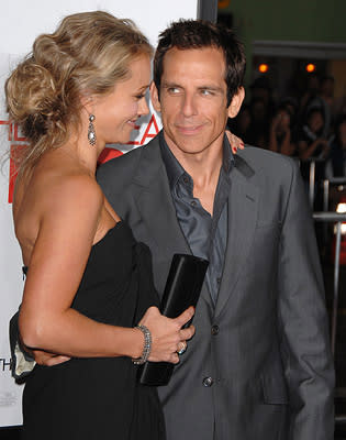 Christine Taylor and Ben Stiller at the Los Angeles premiere of DreamWorks Pictures' The Heartbreak Kid