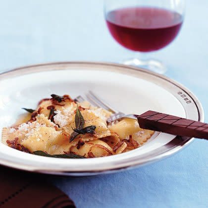 Ravioli with Brown Butter and Sage