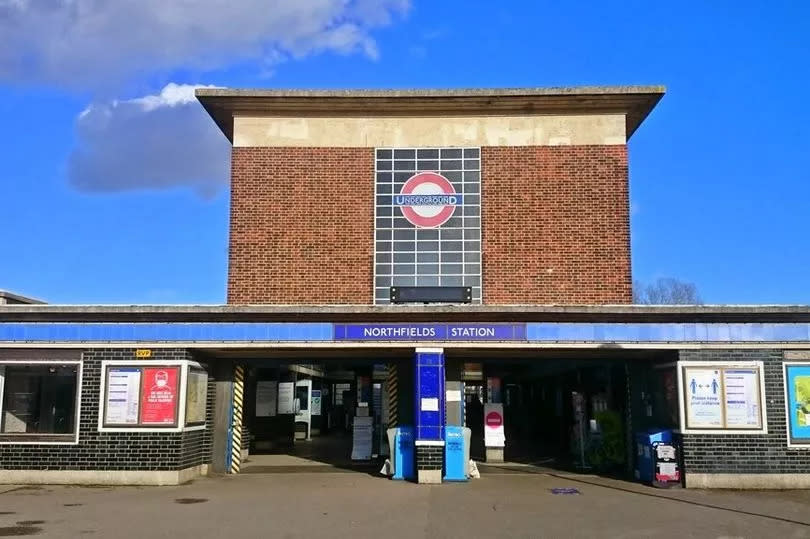 A general view of the exterior of Northfields station in Ealing