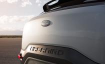 <p>The least outrageous stuff comes when Kia talks about the HabaNiro's powertrain, and that's probably because it is barely mentioned. The concept uses a battery pack of an unknown size, and there's an electric motor at each axle to provide all-wheel drive. Expected range is claimed to be in excess of 300 miles.</p>
