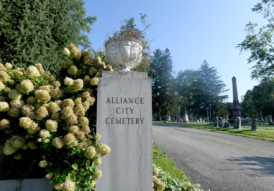 The Alliance Historical Society has scheduled a self-guided tour of the Alliance Cemetery from 1 to 4 p.m. Sunday.