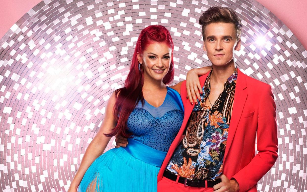 Joe Sugg and his dance partner Dianne Buswell will dance a Jive for the first live Strictly show - PA