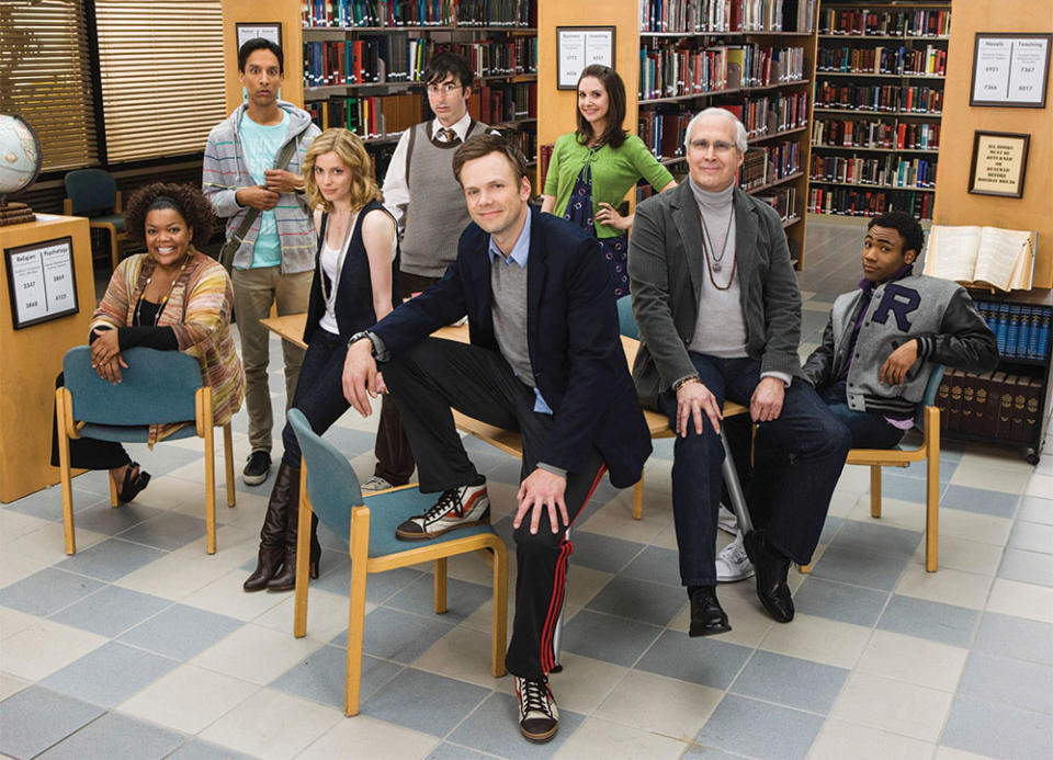 Harmon’s NBC comedy Community, which starred Joel McHale, Chevy Chase and Donald Glover, among many others, ran six seasons, ending in 2015, and soon will get a movie. Says Harmon, I don’t think it’s too much of a spoiler to say that the story would involve the gang getting back together.