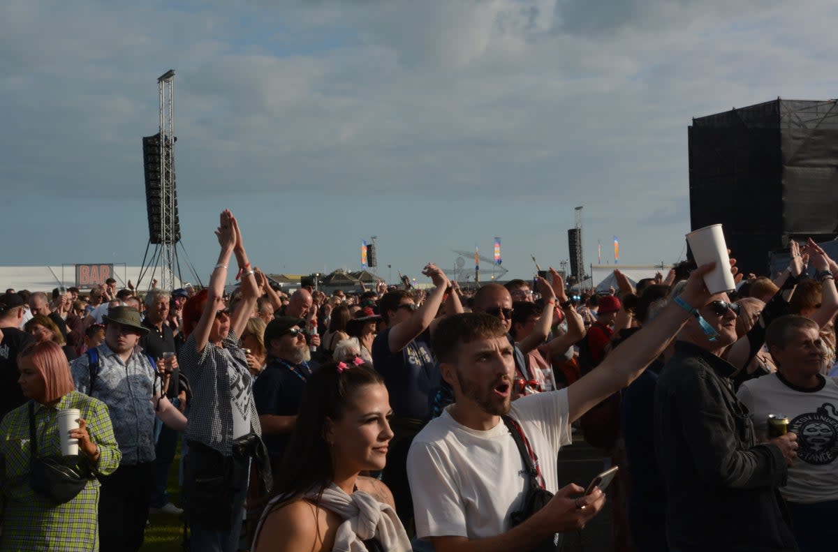 Thousands of music fans have flocked to the seaside for the Victorious Festival being headlined by Paolo Nutini and Sam Fender (PA) (PA Archive)