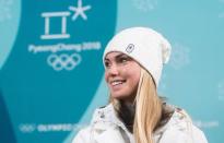 <p>With her beaming smile, blonde locks and striking Eastern-European beauty, speed skater Saskia Alusalu caught the world’s attention when she carried the flag of her native Estonia out at the Opening Ceremony of the 2018 PyeongChang Winter Olympics. (Photo via Instagram/saskiaalusalu) </p>