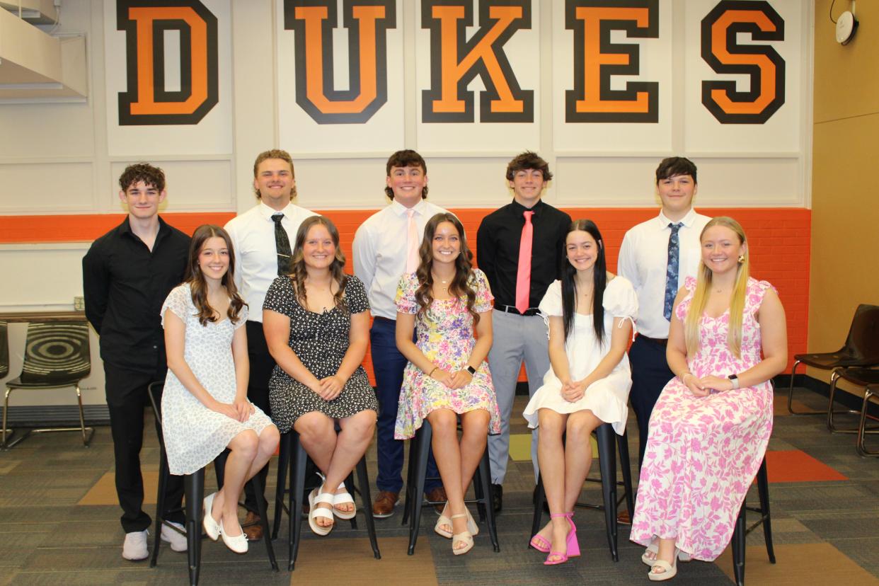 Members of the 2024 Marlington High School prom court are, from left, Carter Hill, Alexandra Ritchie, Dillan Hawthorne, Audrey Miller, Ashton Mason, Janelle Swisher, Colin Cernansky, Emily Gainer, Andrew Hall, Gracie Henry.