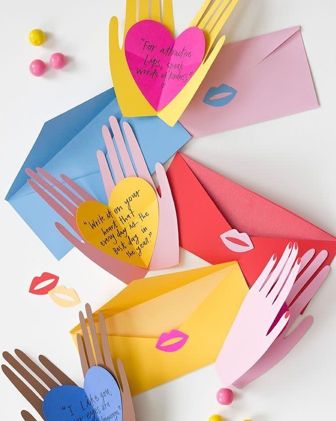 12) Hand Holding Heart Card