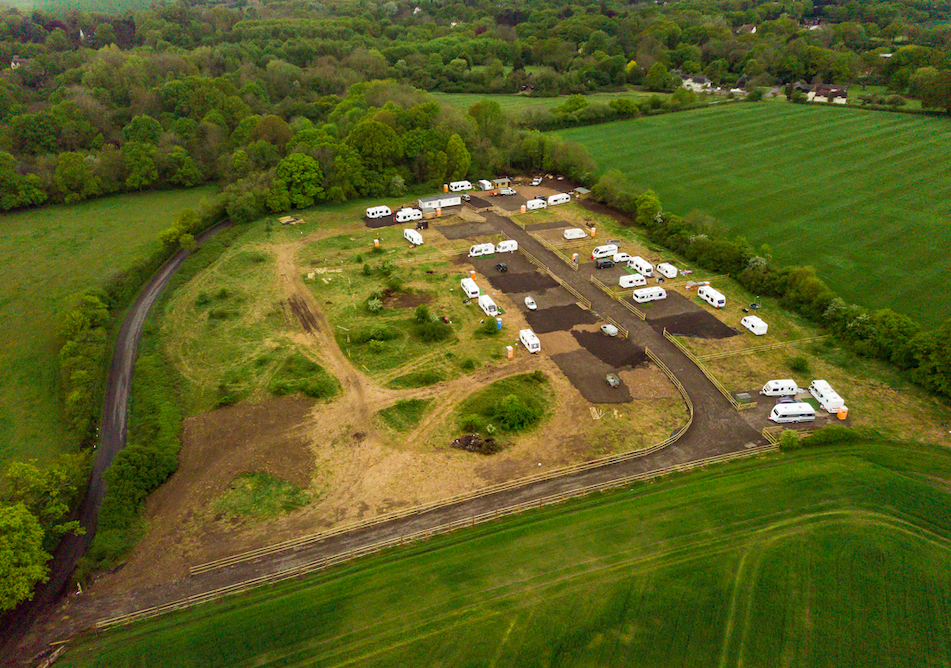 The site  lies on the outskirts of the village, which features 53 homes worth more than £1m each (SWNS)