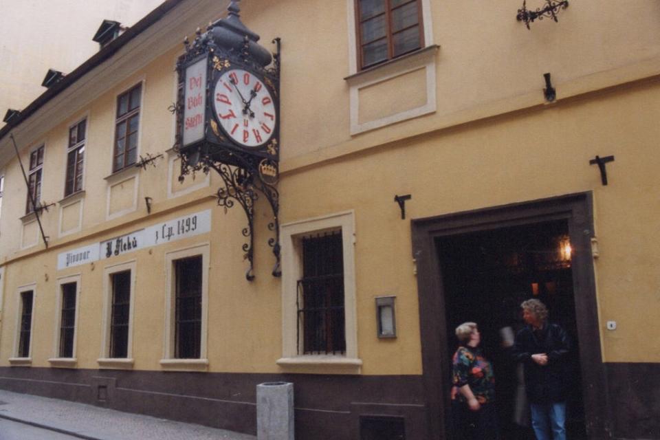 Prague’s oldest and most exalted brew pub, U Fleků, still exists, although prices have risen accordingly (Mick O’Hare)