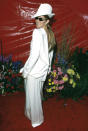 <b>Celine Dion, 1999</b><br>The Canadian singer may have been able to get away with a John Galliano white tuxedo. Wearing it backward might have even been considered a clever twist. But that flouncy hat looked like the Wicked Witch of the West's chapeau after a bleach incident. All together, she looked like she was going the wrong way to an all-white funeral procession .