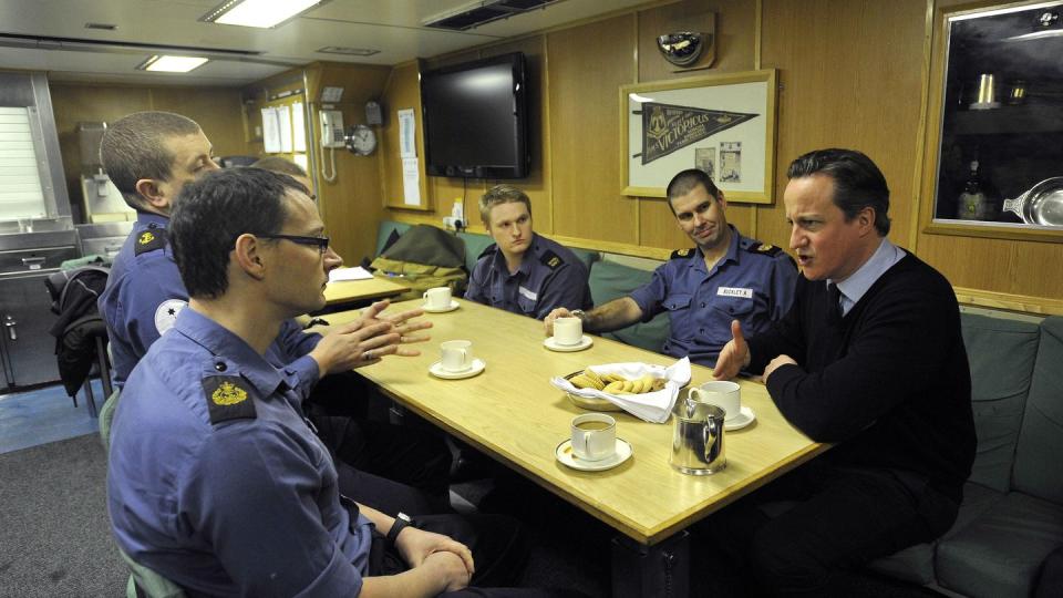 britain cameron submarine