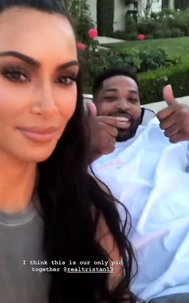 Kim Kardashian Shares the 'Only Pic' She Has with Khloé's Ex