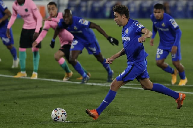 Jaime Mata's penalty settled the contest for Getafe 