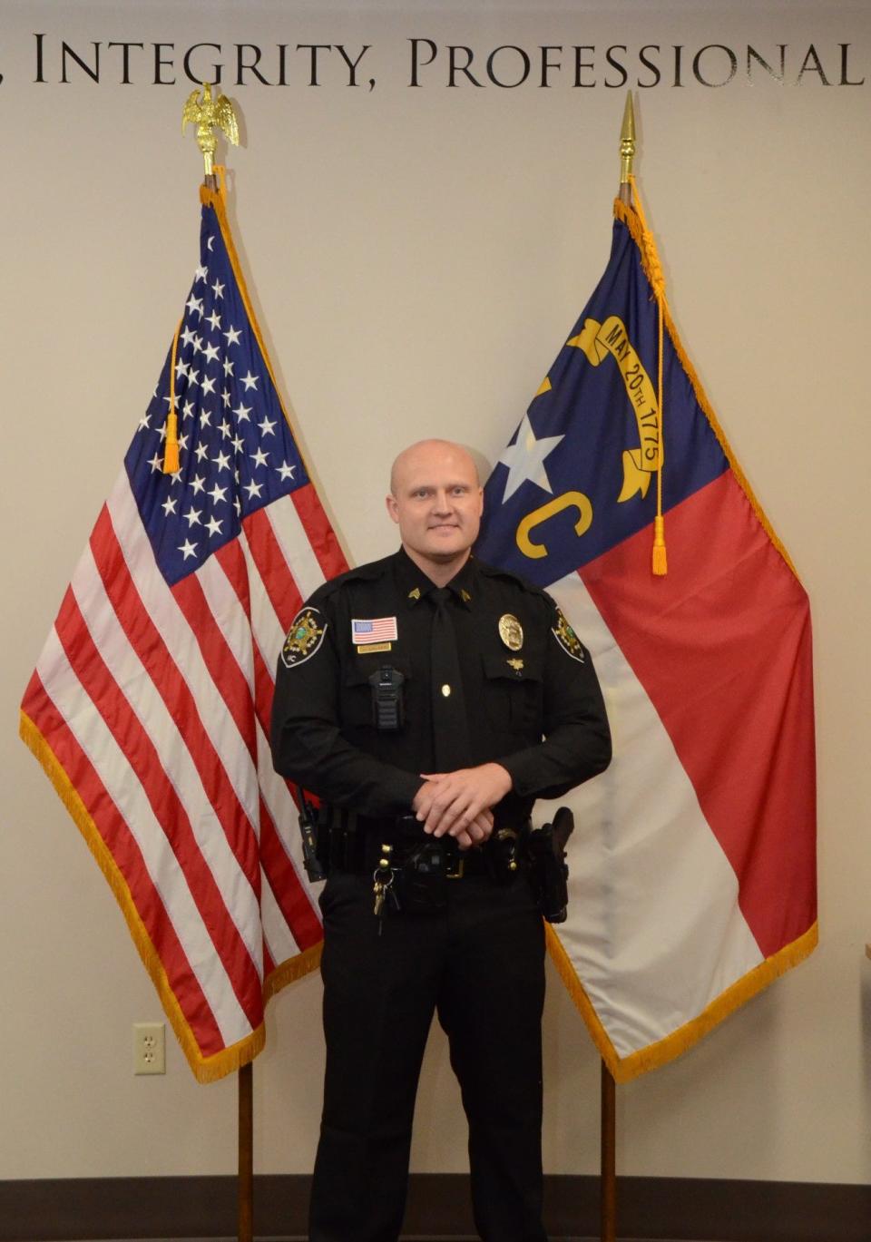 Chad Walker, 40, former deputy at the Buncombe County Sheriff's Office, poses for a picture posted on the Sheriff Office's Facebook page in 2019.