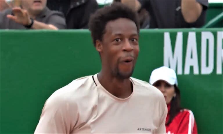 Gael Monfils y su reacción ante la travesura en Montecarlo: tenis en estado puro