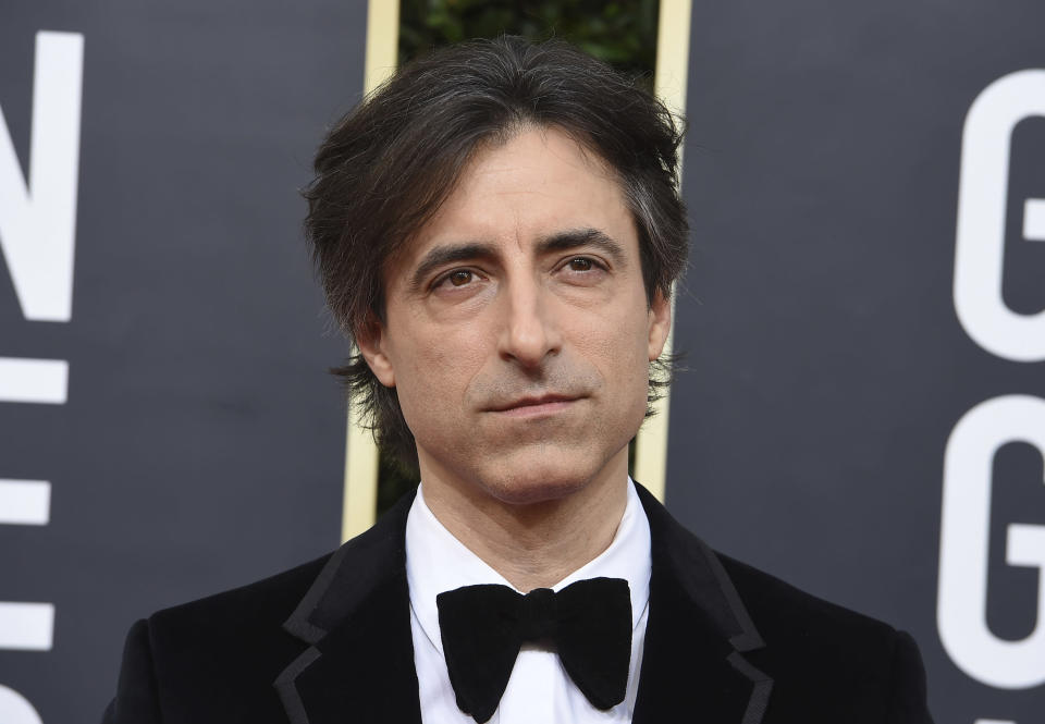FILE - Noah Baumbach arrives at the 77th annual Golden Globe Awards at the Beverly Hilton Hotel in Beverly Hills, Calif., on Jan. 5, 2020. Baumbach's adaptation of Don DeLillo's "White Noise" will also kick off the Venice Film Festival. (Photo by Jordan Strauss/Invision/AP, File)