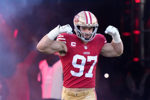 Nick Bosa Headlines 49ers League-Leading 8 Players on ESPN Top 100