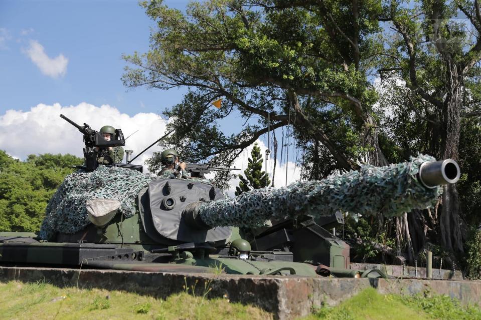 共軍圍台軍演，國軍也加強戒備。(取自國防部發言人臉書)