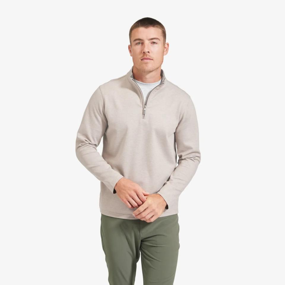 <p><a href="https://go.redirectingat.com?id=74968X1596630&url=https%3A%2F%2Fwww.mizzenandmain.com%2Fproducts%2Fsand-heather-proflex-quarter-zip&sref=https%3A%2F%2Fwww.menshealth.com%2Fstyle%2Fg43710542%2Fbest-golf-clothing-brands%2F" rel="nofollow noopener" target="_blank" data-ylk="slk:Shop Now;elm:context_link;itc:0;sec:content-canvas" class="link ">Shop Now</a></p><p>Mizzen + Main</p><p>mizzenandmain.com</p>