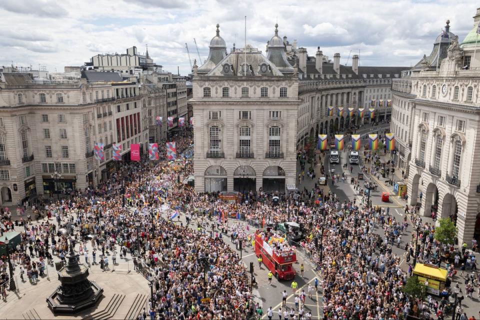 Last year’s Pride in London (PA)