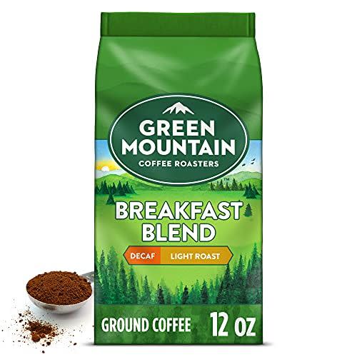 4) Green Mountain Coffee Roasters Breakfast Blend Decaf, Light Roast