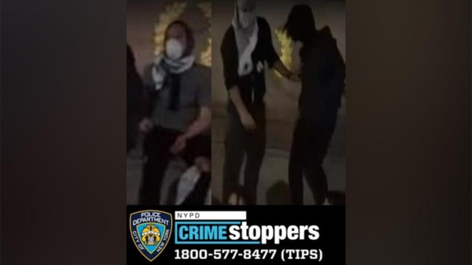 NYPD photo of three suspects