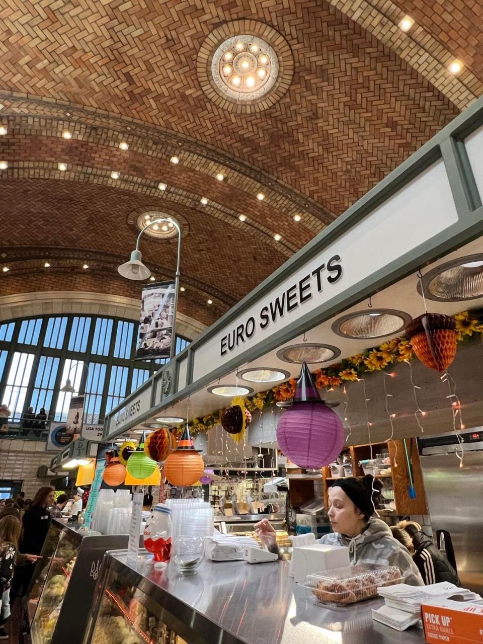 The West Side Market in the historic Ohio City in Cleveland is a wonderland of baked goods, ethnic specialties, meats, pasta, cheeses, fresh produce, seafood and other items.