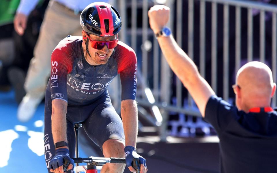 Dylan van Baarle and Sir Dave Brailsford - REUTERS