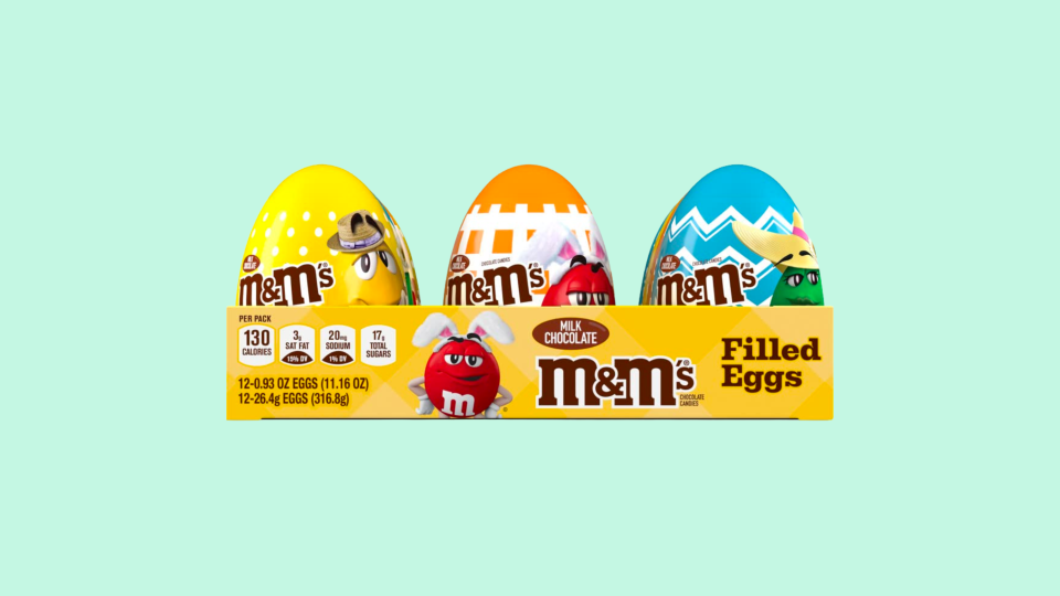 M&M's make a great Easter egg.