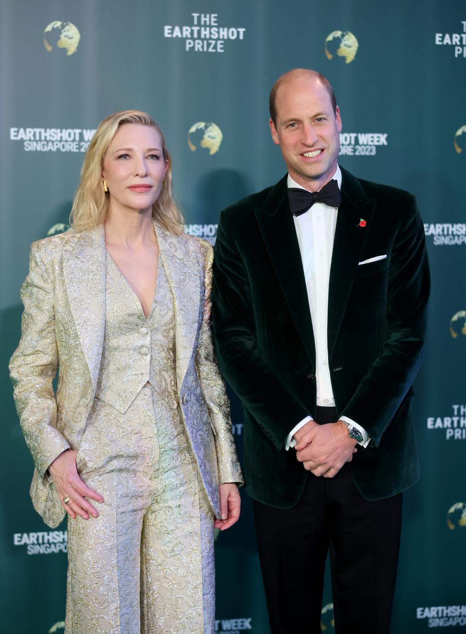Cate Blanchett joined Prince William at the 2023 Earthshot Prize Awards Ceremony.