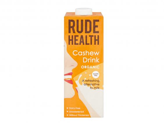 Sip on this silky alternative to cow's milk that has a nutty, full flavour (Holland & Barrett)
