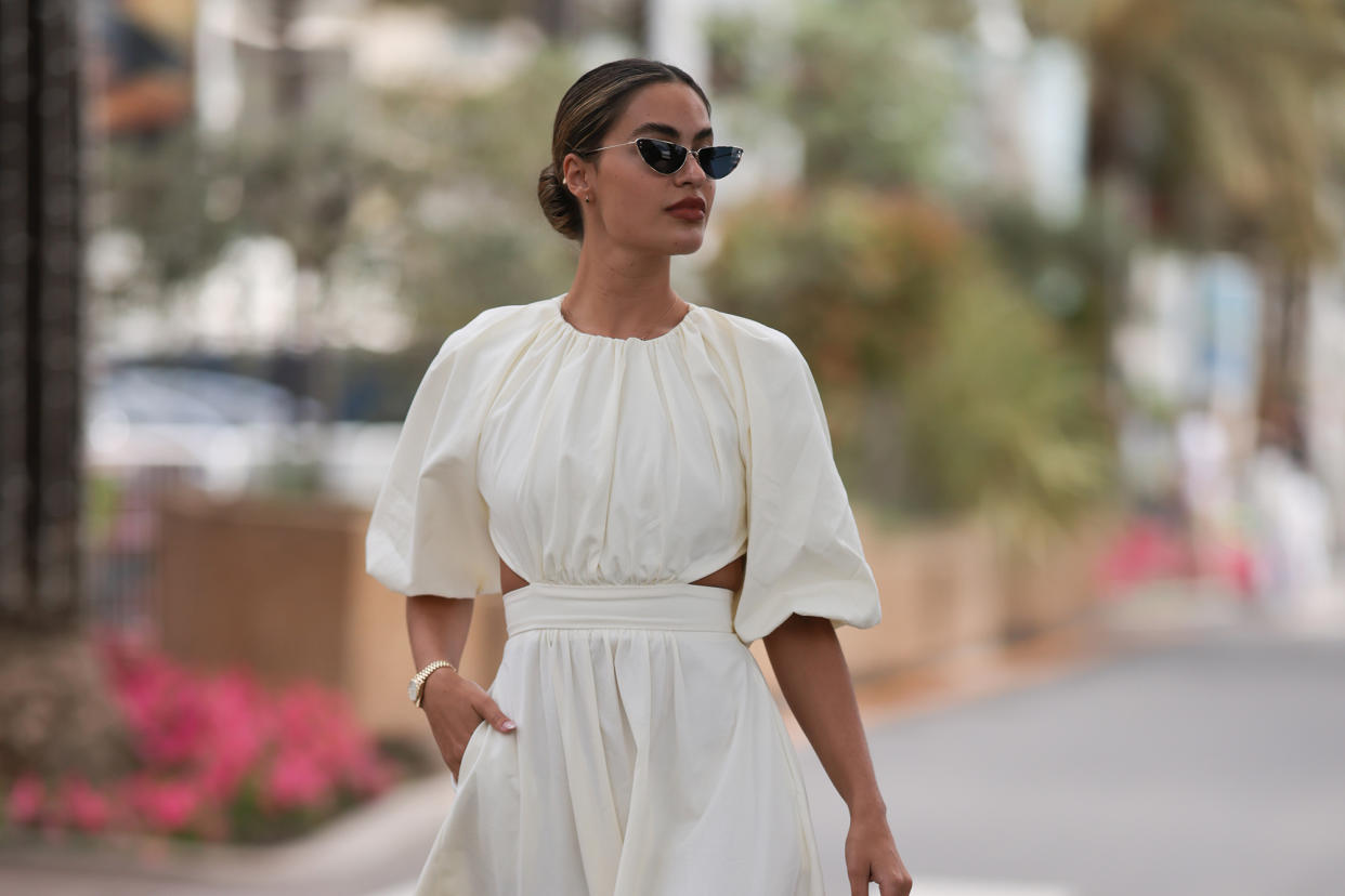 Inspiration: A street style star at the Cannes Film Festival.