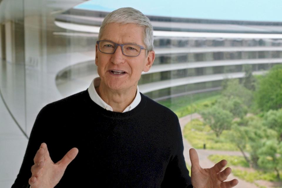 蘋果執行長庫克(Tim Cook)。 (圖:蘋果公司)