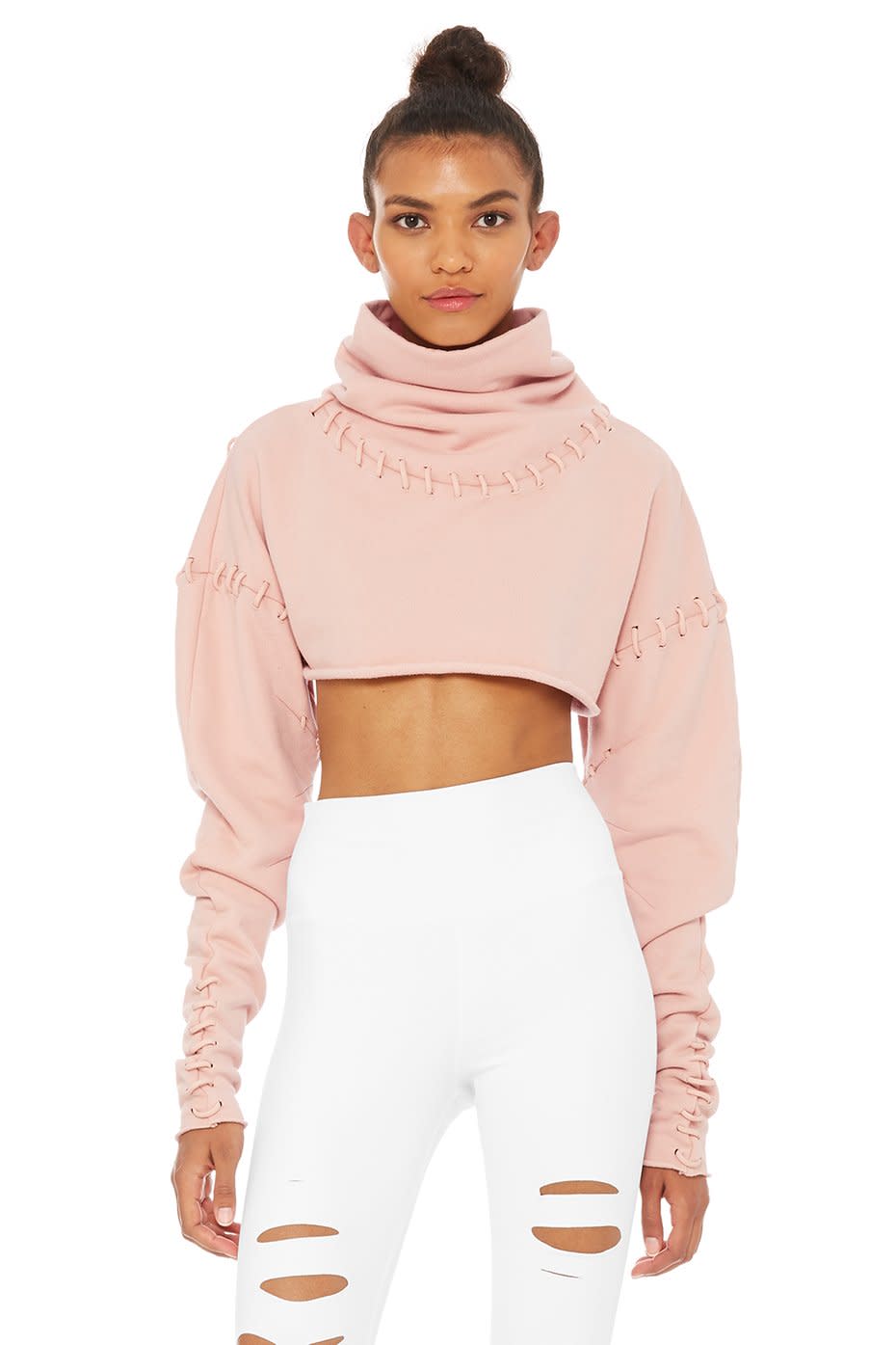 Splice Long Sleeve Crop