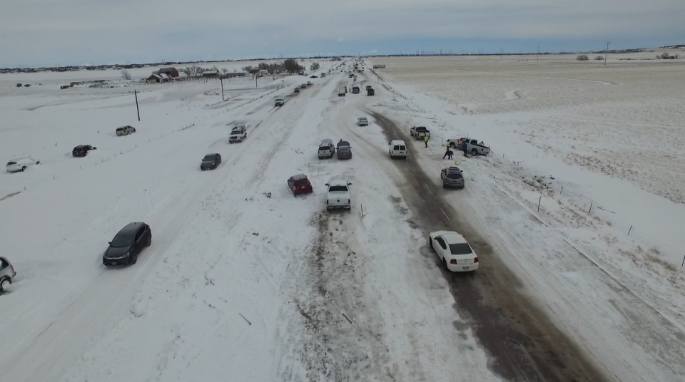 Bomb cyclone 2019 Woodmen Road