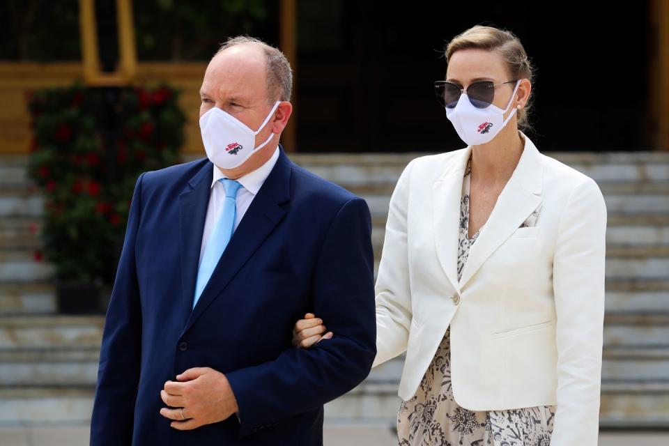 Prince Albert II and Princess Charlene