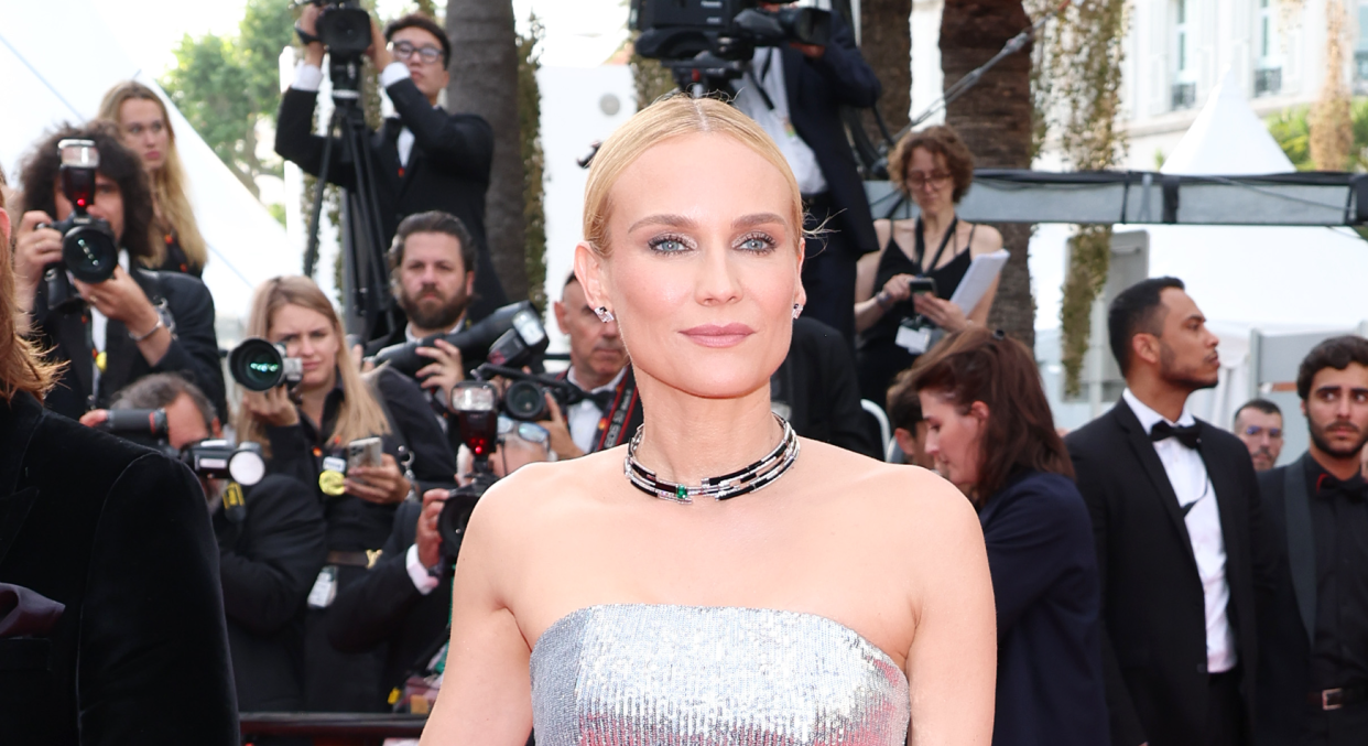 Diane Kruger attended the final evening of the Cannes Film Festival. (Getty Images)