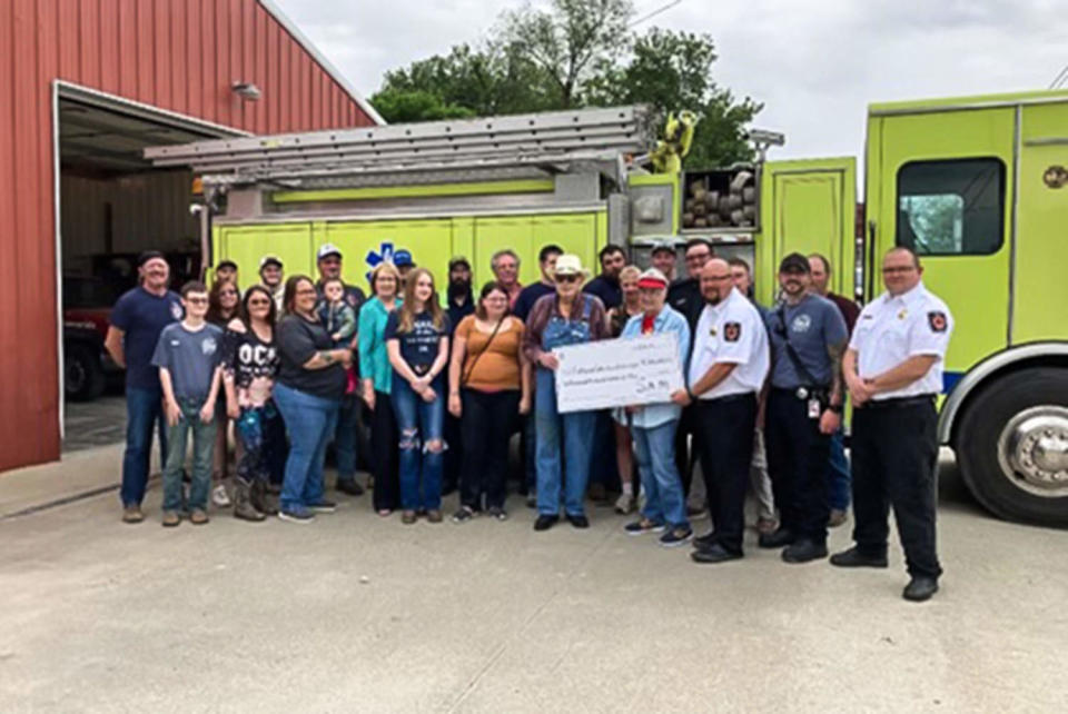 Sam Sloan made a generous donation of $500,000 to the Calhoun Volunteer Fire Department. (Courtesy Mark Hardin)