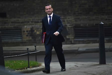 Alun Cairns, Secretary of State for Wales arrives at Downing Street in London, Britain October 24, 2016. REUTERS/Dylan Martinez