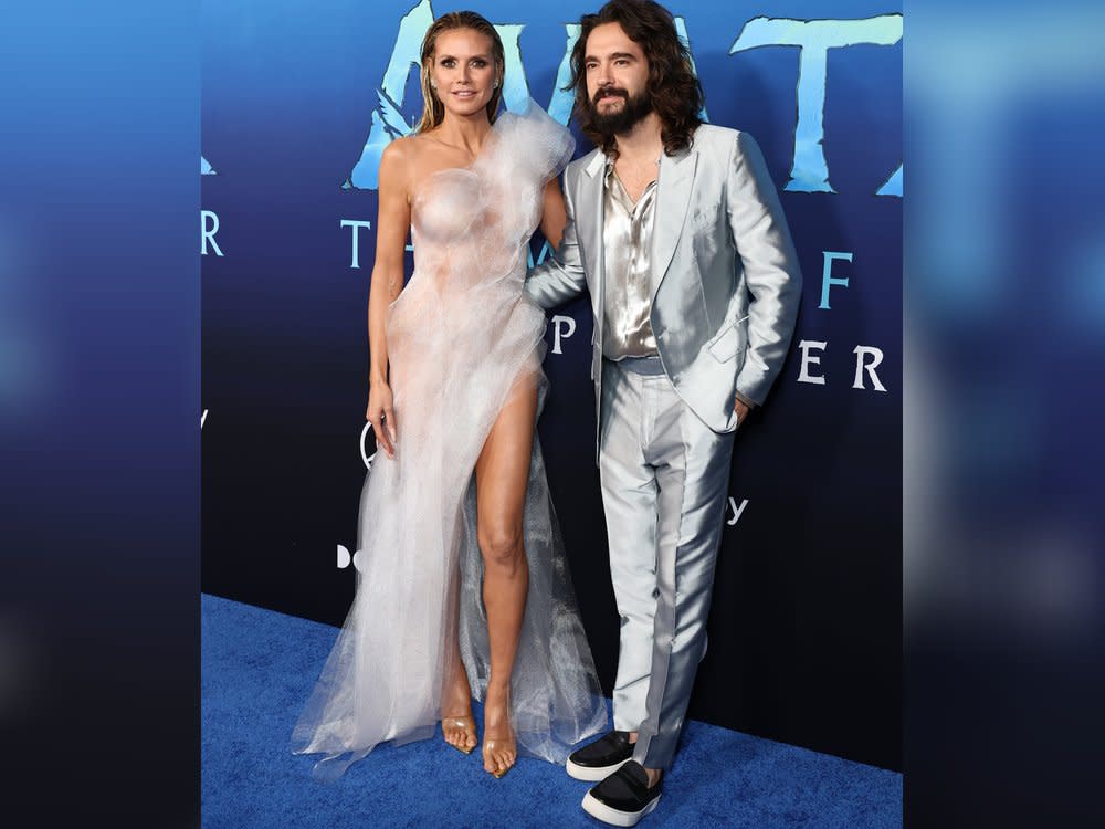 Heidi Klum und ihr Ehemann Tom Kaulitz auf der Hollywood-Premiere von "Avatar: The Way of Water". (Bild: 2022 Getty Images & Penske Media)