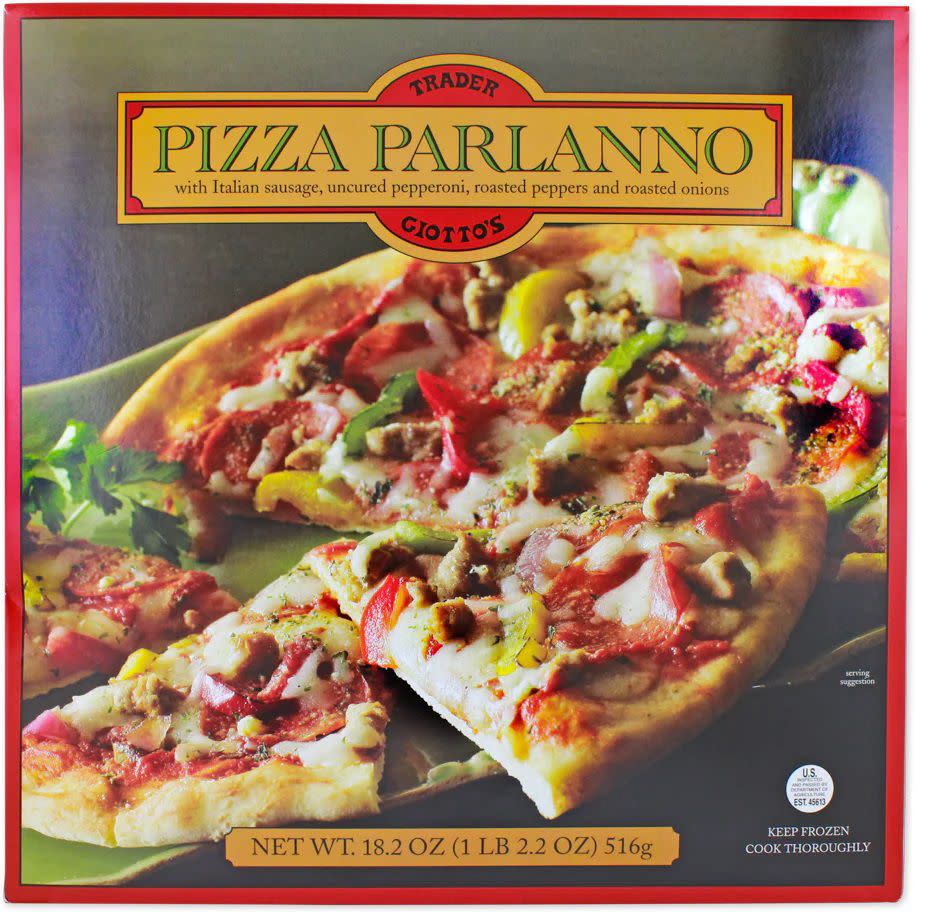 Trader Joe's Pizza Parlanno box