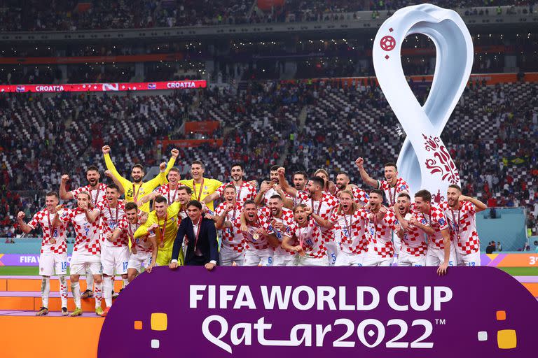 Croacia logró su tercer podio en un Mundial, tras Francia 1998 y Rusia 2018