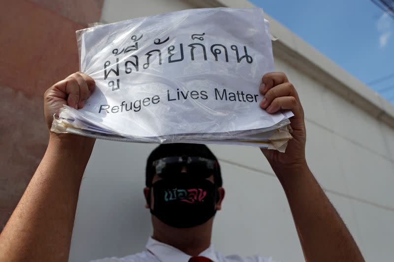 Protest for abducted Thai activist Wanchalearm Satsaksit in Bangkok