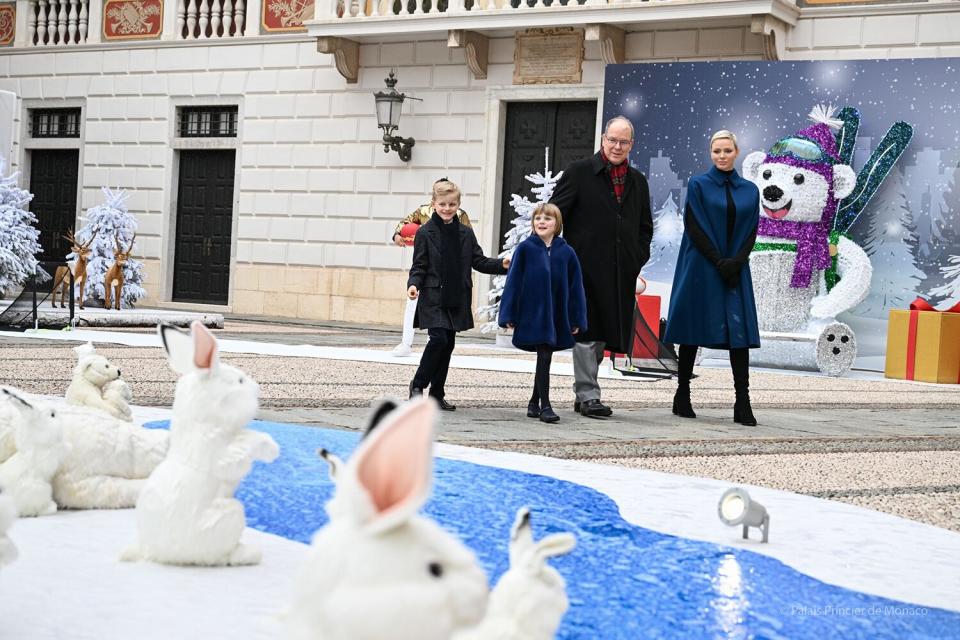 Prince Albert and Princess Charlene Make Annual Christmas Outing with Twins