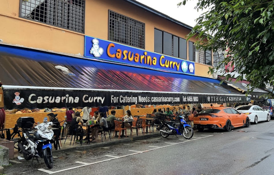 Casuarina Curry has been suspended for two weeks by the Food Authority of Singapore after an infection was discovered at its store at 138 Casuarina Road, Sembawang Hills Estate.