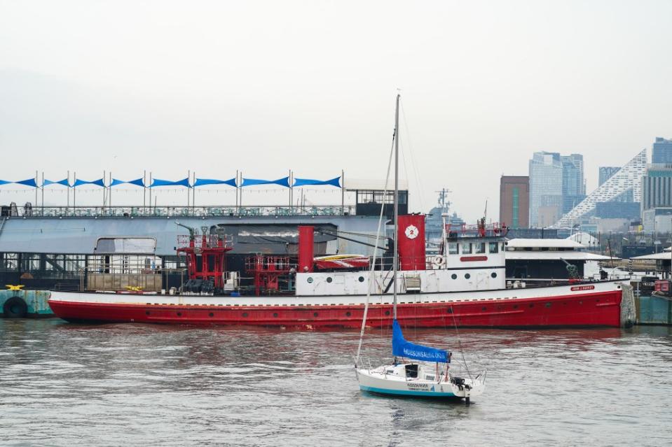 The accused boat thief allegedly took the John J. Harvey fireboat for a joyride Thursday. Robert Miller