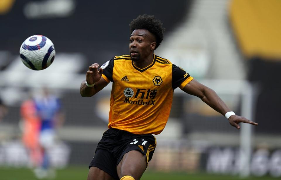 Wolves boss Bruno Lage has called for Adama Traore to be more consistent (Tim Keeton/PA) (PA Archive)
