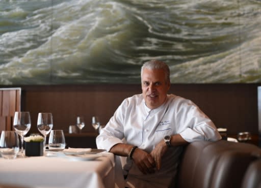 Eric Ripert, chef and co-owner of Le Bernardin in New York, shared top spot on the French-based list