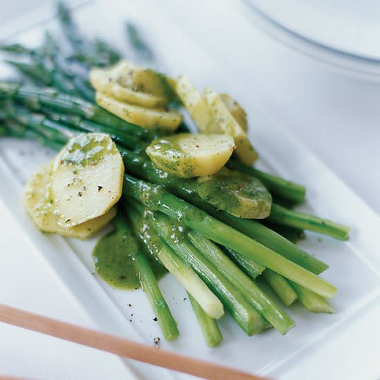 Asparagus-Potato Salad with Riesling-Tarragon Vinaigrette